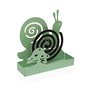 Support pour spirales anti-moustiques Versa Vert Métal 5 x 17 x 17 cm Escargot