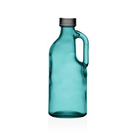 Bouteille d'eau Versa Bleu verre Aluminium