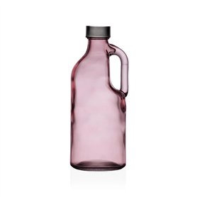 Bouteille d'eau Versa Rose verre Aluminium