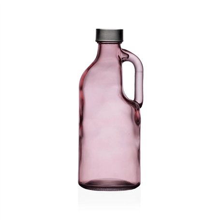 Bouteille d'eau Versa Rose verre Aluminium