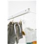 Sauvic 89420-Séchoir de Mural Rabattable, Blanc 54 cm.