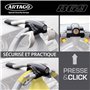Artago 869 Antivol Voiture Haut de Gamme, Canne Antivol Voiture Plus Sûr Autour du Rayon, Bloque Volant Verrouillage Plus Pratiq