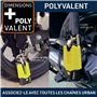 URBAN U9DY Antivol Moto Bloque Disque Mini U Homologué SRA, Sécurité Maximale Entièrement Testée, Fourche ø15 Double Fermeture, 