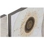 Cadre Home ESPRIT Blanc Beige Cercles Scandinave 150 x 3 x 50 cm (2 Unités)