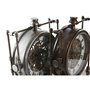 Horloge de table Home ESPRIT Doré Argenté Vintage (2 Unités)