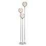 Lampadaire Home ESPRIT Transparent Argenté 50 W 220 V 30 x 30 x 172 cm