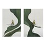 Cadre Home ESPRIT Vert Beige Homme Moderne 80 x 3