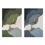 Cadre Home ESPRIT Marron Vert Moderne 80 x 3