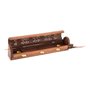 Support DKD Home Decor Encens Bois Bambou Mandala Naturel 26 x 8 x 8 cm (6 Pièces)