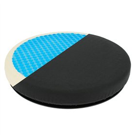 S SUMEX RK19009 Coussin Rond Rotatif à 360 degrés avec Gel et Mousse à mémoire de Forme pour Voiture