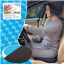 S SUMEX RK19009 Coussin Rond Rotatif à 360 degrés avec Gel et Mousse à mémoire de Forme pour Voiture, Bureau et Tous Types de si
