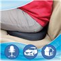 S SUMEX RK19009 Coussin Rond Rotatif à 360 degrés avec Gel et Mousse à mémoire de Forme pour Voiture, Bureau et Tous Types de si