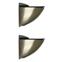 FontBrico A-1867051 Support d'étagères en bois ou en verre | Support d'étagère réglable | Pour objets de maximum 30 kg | Épaisse