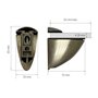 FontBrico A-1867051 Support d'étagères en bois ou en verre | Support d'étagère réglable | Pour objets de maximum 30 kg | Épaisse