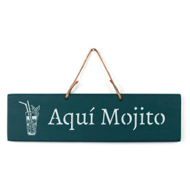 QUALIART Plaque en bois à suspendre