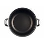 Megafesa Glass - Marmite avec Couvercle, diamètre 20 cm, Noir Cristal
