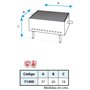 IMEX EL ZORRO 71400 Barbecue à brochettes au Charbon de Bois 38 x 20 x 22 cm