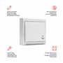 FAMATEL 8010-Bouton de sonnette surface 250 V-10A