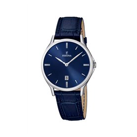Festina Hommes Analogique-Numérique Quartz Montre avec Bracelet en Cuir