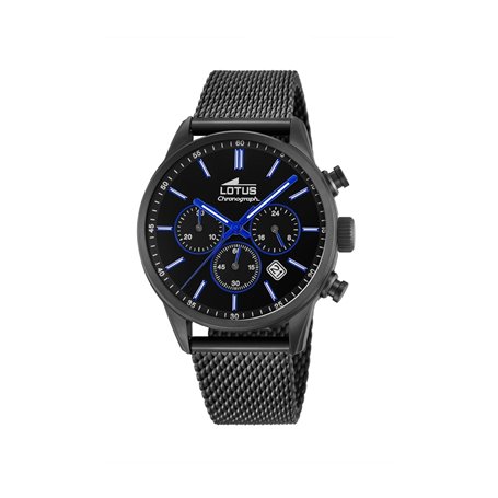 Montre lotus Noir