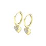 Lotus Silver Boucles d'oreilles Boucles d'oreilles Trendy LP3274-4/2 Cœurs plaqués or LP3274-4/2 Marque