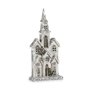 Figurine Décorative Noël Paillettes Lumière LED Maison 25