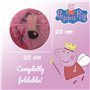 Superdiver - Corbeille pliable Peppa Pig - Licence officielle - Rangement jouets et vêtements - 36x36x58 cm - Légère et compacte