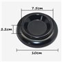 Piano Caster Cups Set of 4 Furniture Leg Pads Protection ABS Black