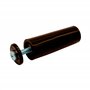 MICEL 91780 Lot de 2 butées pour volet roulant avec vis en métal métrique 6 en plastique marron 60 x 20 mm