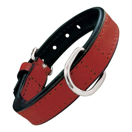 Collier pour Chien Gloria Rembourré Rouge 55 cm (55 x 2