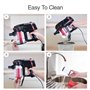 Aigostar Aspirateur Filaire 16KPA Haute Puissance -Bac à Poussière Transparent 1L, Filtre HEPA Lavable, Brosse 2 en 1 pour Sols 
