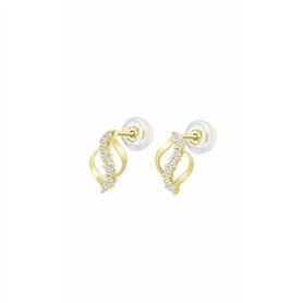 Boucles d´oreilles Femme Lotus HIN00085 Doré