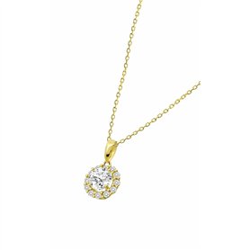 Pendentif Femme Lotus HIN00106/43 Doré