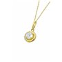 Pendentif Femme Lotus HIN00218/45 Doré