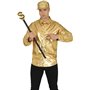 FIESTAS GUIRCA | Bâton Dollar Détachable (76 cm) - Accessoire de Costume pour Princes du Désert et Fêtes des Années 90 - Idéal p