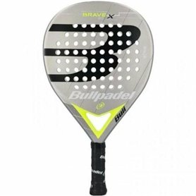 Raquette de Padel Bullpadel Brave 3.0 2021 Jaune Gris Fibre de Verre