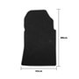 Set de tapis de voitures OCC Motorsport OCCMC0046YE Mercedes W1401 Clase S Largo 5 Pièces