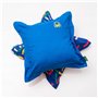 Benetton Lot de 2 Coussins 100% Coton, Couleur Bleue