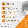 PixColor - 36 Tasses à sublimation en céramique blanche avec poignée | Capacité de 350 ml (11 oz) | Catégorie AAA | Résiste au m