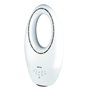 Jocca - Ventilateur Sans Pales avec Télécommande | Ventilateur Puissant et Silencieux | Lumière Nuit LED | 3 Vitesses | Commande