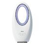 Jocca - Ventilateur Sans Pales avec Télécommande | Ventilateur Puissant et Silencieux | Lumière Nuit LED | 3 Vitesses | Commande