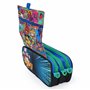 office box Colorline Trousse triple design avec grands compartiments intérieurs avec fermeture éclair individuelle, multicolore,