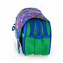 Trousse triple édition 2022 – Trousse à compartiments intérieurs avec fermeture éclair individuelle – by Colorline Office Box, m