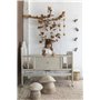 Lorena Canals Panier Mama Mushroom 97% Coton 3% Autres Fibres -Naturel, Lin, Sol Brun- 33x38 cm