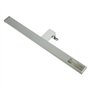 Applique Murale Miroir Lampe Meuble Salle de Bain LED 50cm IP44 Aluminium et Polycarbonate avec Lumière Blanche Chaude 10W