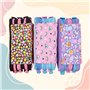 PracticDomus Trousse de rangement triple avec fermeture éclair individuelle, trousse pour matériel scolaire et voyage, yeux, Tri