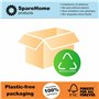 SpareHome® Lot de 10 sacs de rechange multi-couches + 2 microfiltres pour aspirateurs Moulinex Compact Power MO3927PA, MO3953PA,
