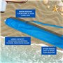 Housse de parasol de plage avec poignée. Housse pour parasol de plage avec poignée bleue. Complément ou accessoire de rechange p