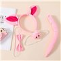 Déguisement Cochon Avec Diadème Nez Nœud Papillon Et Queue Déguisement Cochon Pour Enfant Ou Fille Idéal Pour Carnaval Fête Ou É