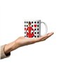 IllustrArte Tasse de 350 ml - Tasse en céramique avec motif danseuse de flamenco - Cadeau pour les amoureux du bal - Marie rouge